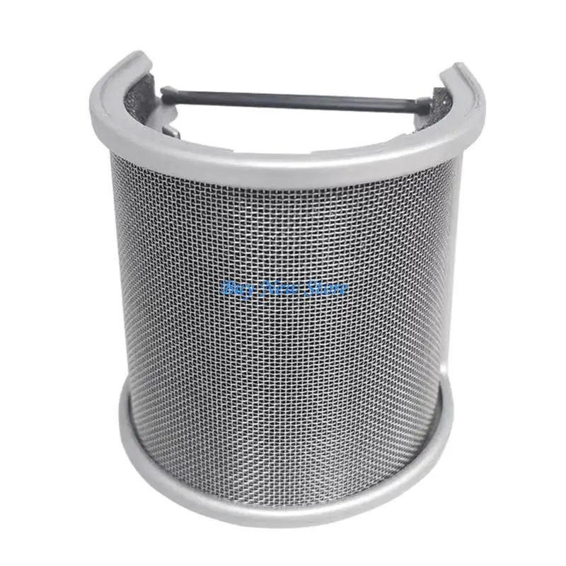 

20CE Microphone Popping Filter Condenser Microphone PC Studio Recording Metal Windscreen