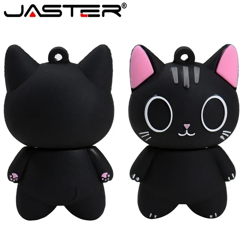 JASTER Usb Pendrive Cartoon Cat  USB Flash Drive  Et 4GB 8GB 16GB 32GB 64GB 128GB USB 2.0 Pen Drive  USB Memory Stick U Disk