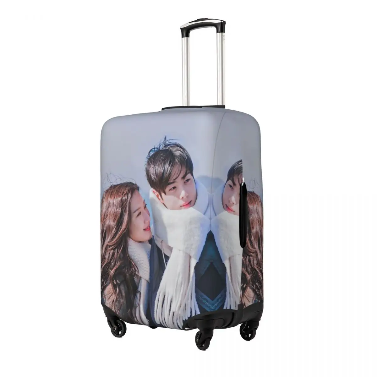 True Beauty Series Hwang In Youp Cha EunWoo Suitcase Cover Business Holiday Strectch Luggage Accesories Protection