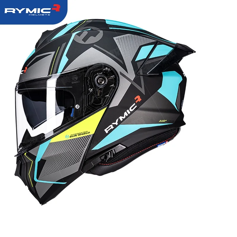 RYMIC Flip Up Modular Motorcycle Helmet Motobike Full Face Casco Bluetooth Casque Motocross Open Face Touring Racing Kask Helm