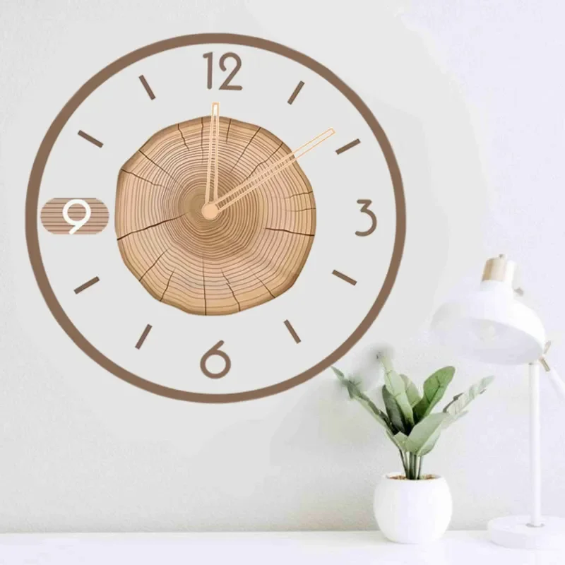 for Creative Ring Transparent Wall Clock High Sense Tempered Glass Living Room Bedroom Study Home Decorative Wall Clock