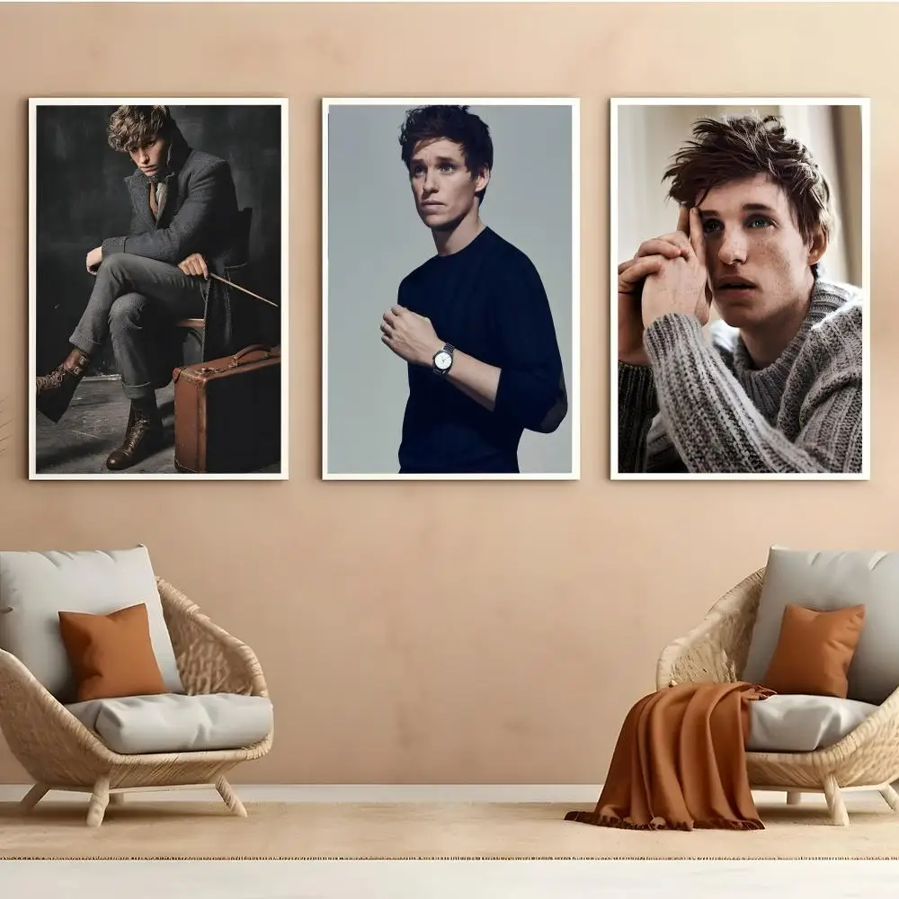 Eddie Redmayne Poster Durable HD PVC Wall Art - Waterproof Soundproof For Home Office Bar