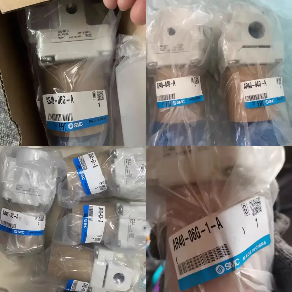 

SMC Original SMC AR40-06G-A/AR40K-04-B/AR40K-04BG-B/AR50-06BE-B/AR50-06BG-B Pneumatic Parts Modular Type Regulators