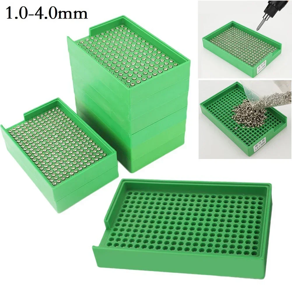 1pc Anti Static Screw Tray Screw Holder Tray PP Slotted Storage Organizer 160/273/459 Holes For 1.0‑4.0mm Screw