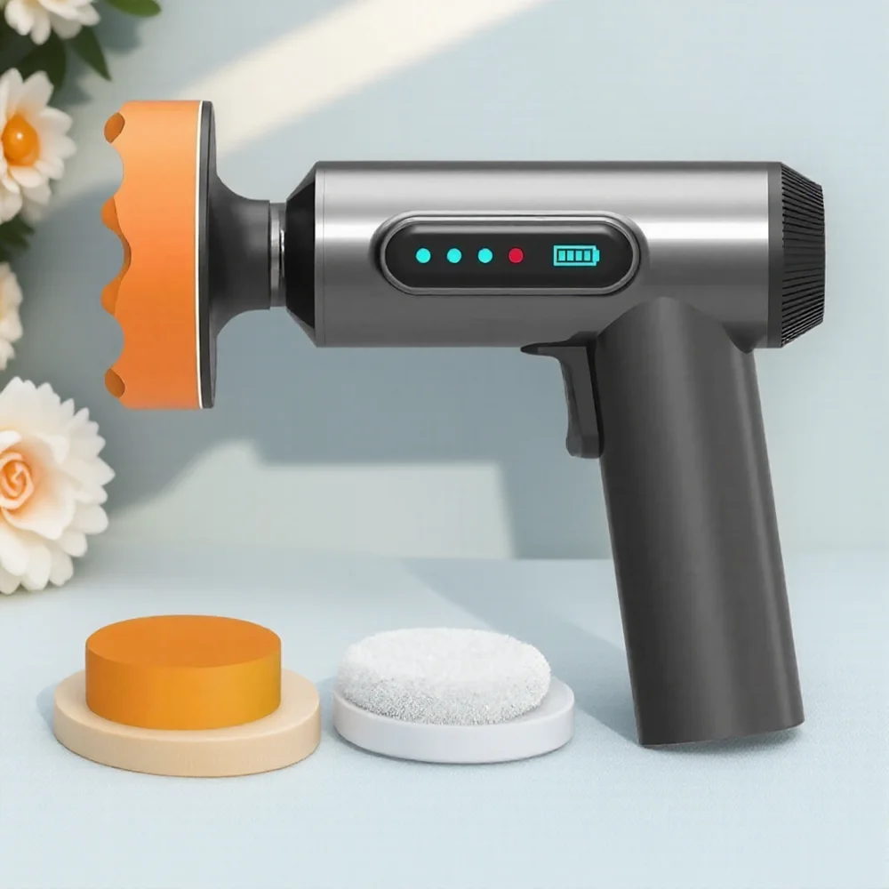 

Беспроводной ручной автомобильный полировщик, набор с зарядкой через USB, цифровой дисплей, полировщик для детализации домашнего автомобиля