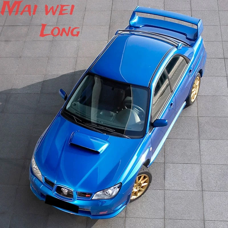 For Subaru Impreza WRX STI Style Rear Trunk Spoiler High Quality ABS Material Car Rear Wing Primer Color Spoiler 2002-2007