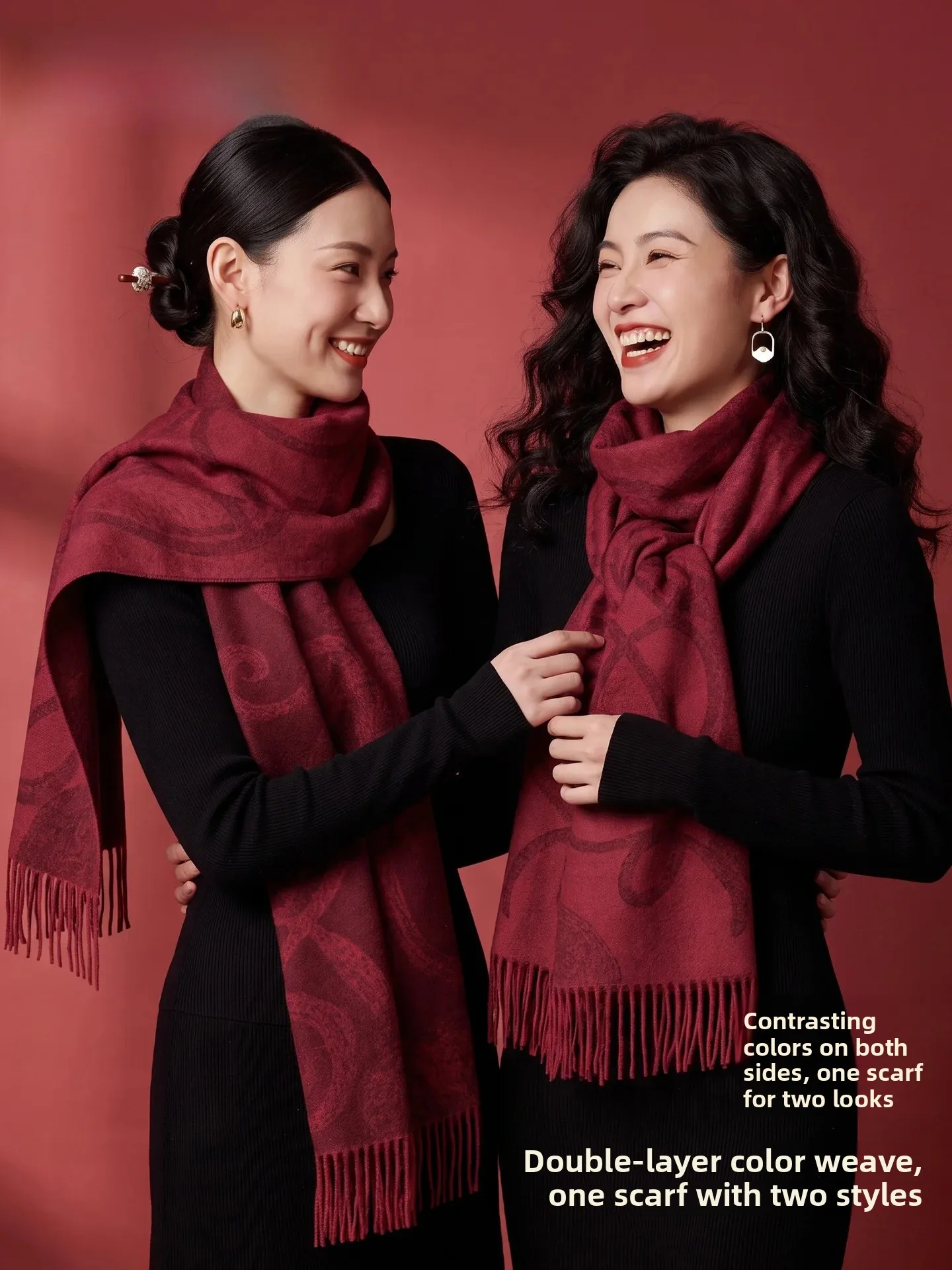 Echarpe-en-pure-laine-rouge-coffret-cadeau-pour-femmes-agees-nouvelle-collection-2026-protection-du-cou-cadeau-d'anniversaire-pour-maman-style-simple-artisanat-double-face