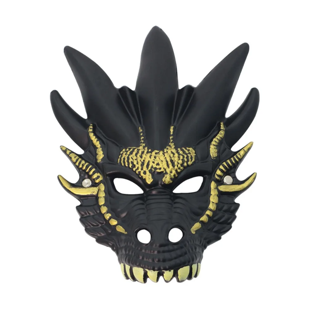 

Cool Plastic Dragon Head Mask Full Face Animal Halloween Mask Cosplay Accessories Dress Up Props Masquerade Mask Carnival