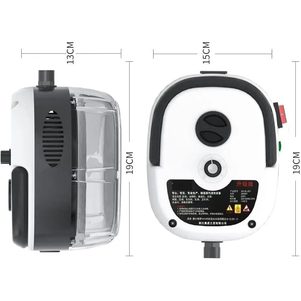 منظف البخار المحمول باليد 2500 واط ارتفاع ضغط آلة تنظيف البخار المضغوط المطبخ الحمام سيارة بلاط الجص