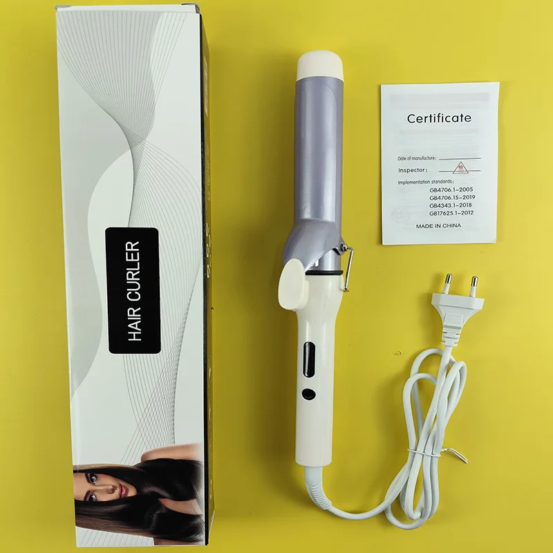 

Portable curling iron, quick heating, large wave curling iron, ceramic curling comb, large electric curling iron for hair