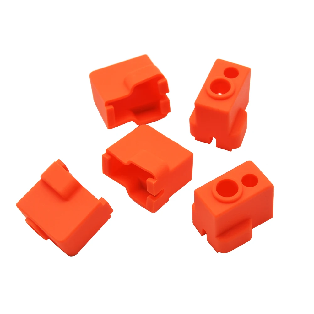 High Quality Heating Block Silicone Sock For Red Lizard K1 Volcano Hotend, V5 Volcano, CR10 High Temperature Hotend Kit