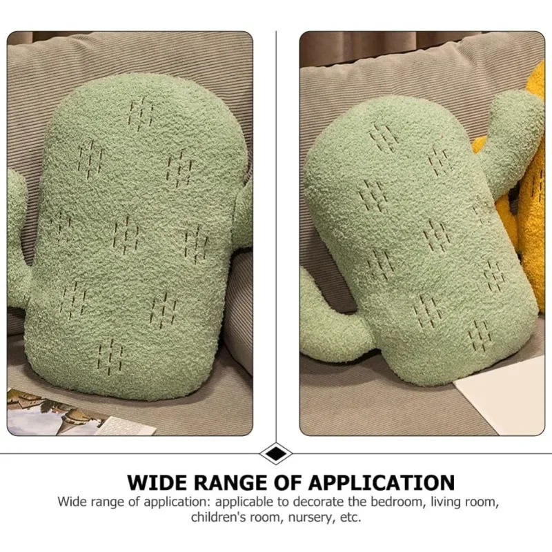 Kuschelige Kaktus-Pflanze, Plüschtier, weiches Pflanzenspielzeug, Kaktus-Kissen, Puppe, Geburtstagsgeschenke für Kinder, Mädchen, Jungen, Foto-Requisiten
