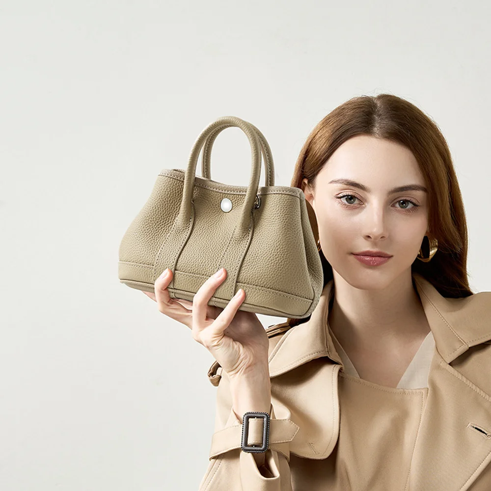 ガーデンバッグ ミニ 牛革製 シングルショルダー クロスボデ - Women Bags Office のレビューと価格