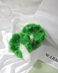 2PCS/LOT High Efficient Anti-grease Chinese cabbage Shape Dish Cloth Acrylic Washing Towel Magic Kitchen Cleaning Wiping Rags