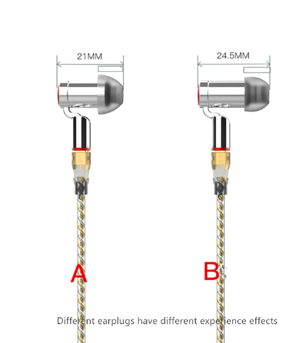 SENFER KP616 Final E3000 E4000 E4000 w słuchawce 5mm Carbon Nano membrana Micro dynamiczny zestaw słuchawkowy z kablem MMCX