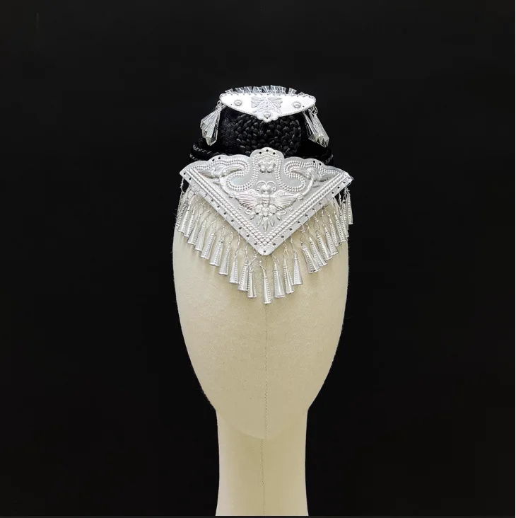 

Chinese Hmong Dance Headwear Stage Performance Hair Accessories