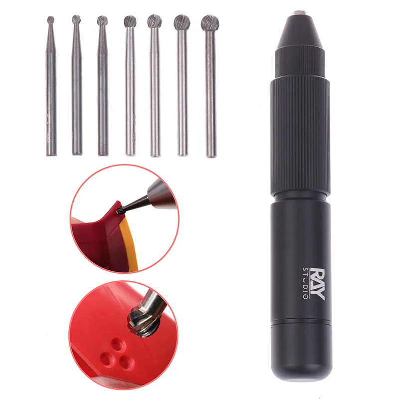 

Набор из 1-7 шарообразных сверл со скошенным концом, диаметр 2,0-5,0 мм (на выбор), для детализации и модификации моделей, инструмент для улучшения и заточки.