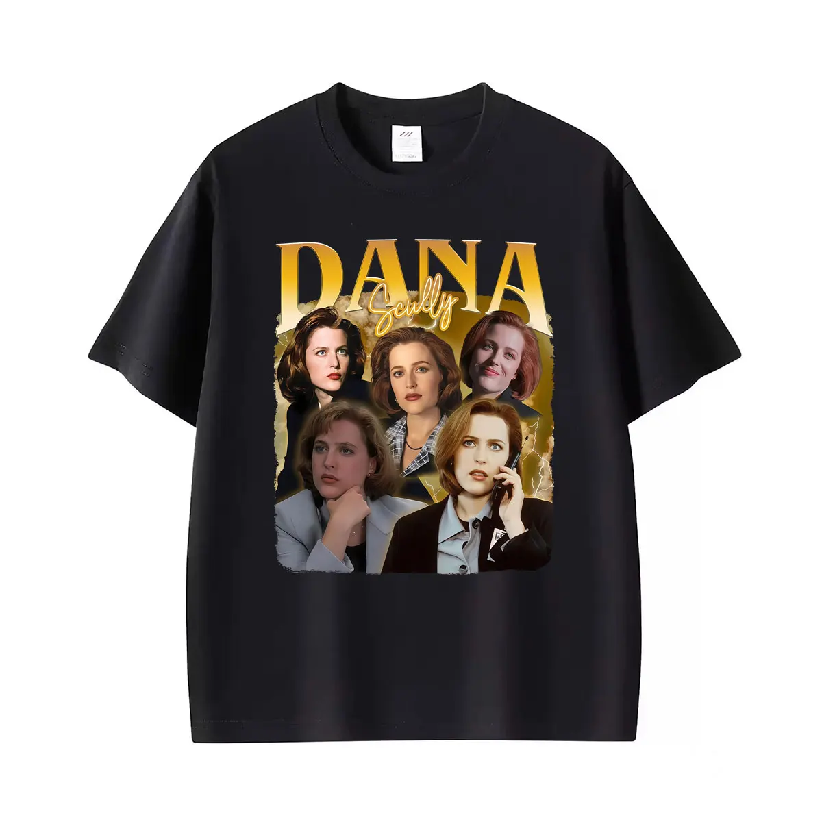 Vintage Dana Scully X Files Classic Movie Graphic Tee Shirt Men Women Fashion Short Sleeve T-shirt Cozy Cotton Oversized T Shirt