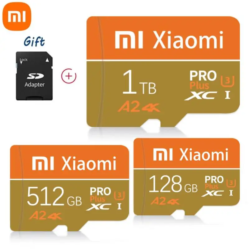 Original Mijia Xiaomi 2TB SD Memory Card 1TB High Speed Class10 TF Card 4K Ultra-HD Video A2 SD Card 128GB TF Card For Camera