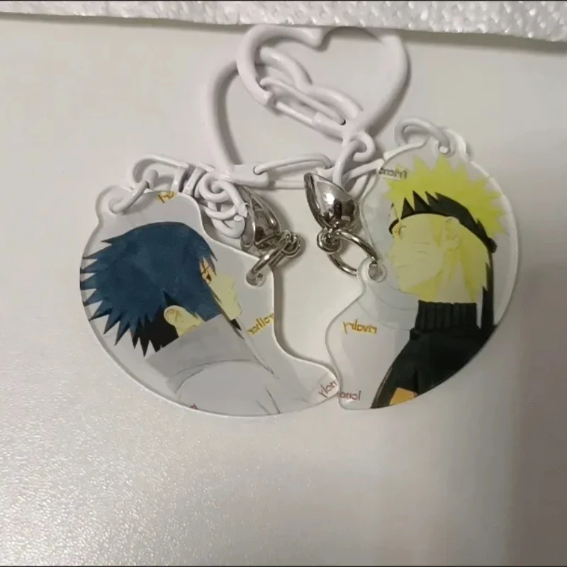 NARUTO Uzumaki Naruto Uchiha Sasuke Cartoon Niedlicher Schlüsselanhänger für Jungen und Mädchen, Schultasche, Rucksack, dekorativer Anhänger, Urlaubsgeschenke – Detail 4