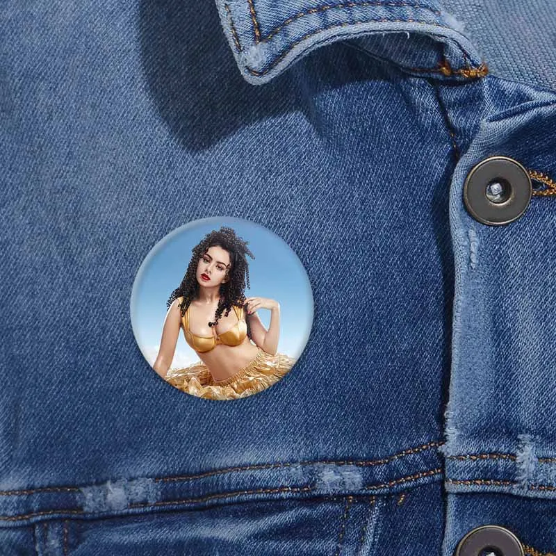 European and American Pop Singer Enamel Pins Creative Music Peripheral Brat Badge Charli XCX Brooch Backpack Accessories Jewelry