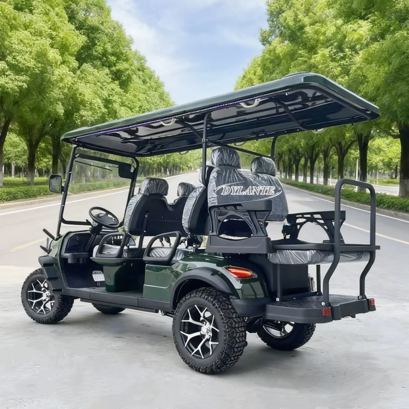 

Wholesale Four Wheel Disc Brake Golf Cart 6 Seater Golf Cart China Factory Customized Off Road Golf Cart