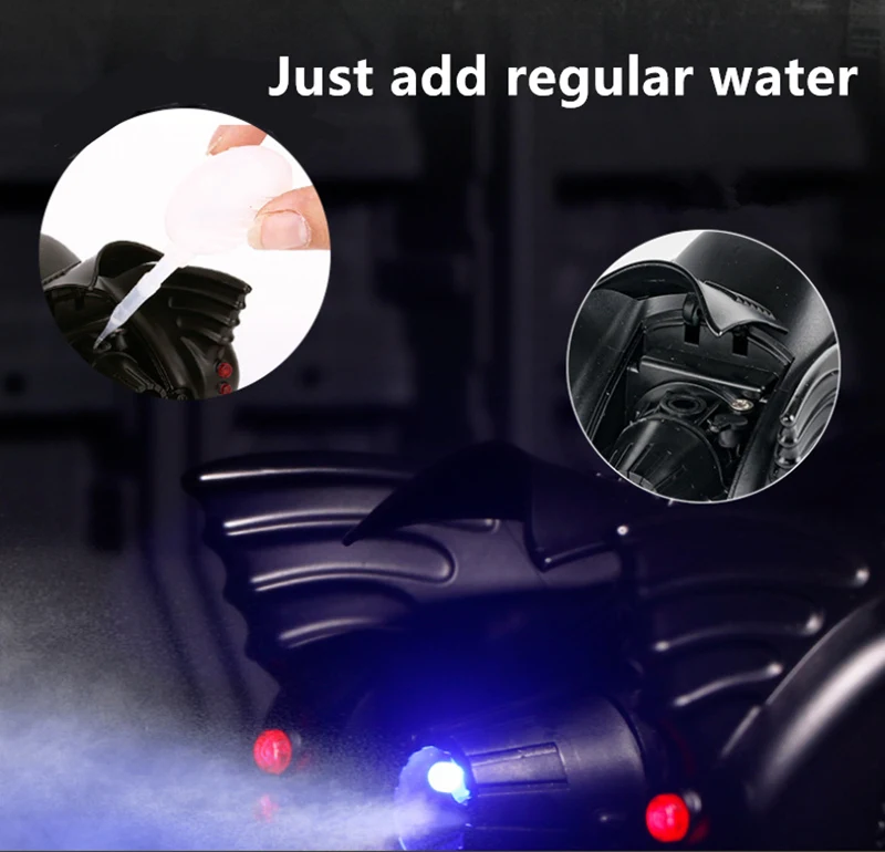 1/24 klassische Film Auto Legierung Batmobil Bat Sport Auto Modell Diecast Metall Spielzeug Racing Auto Modell Sound Licht Simulation Kinder Geschenke – Detail 14