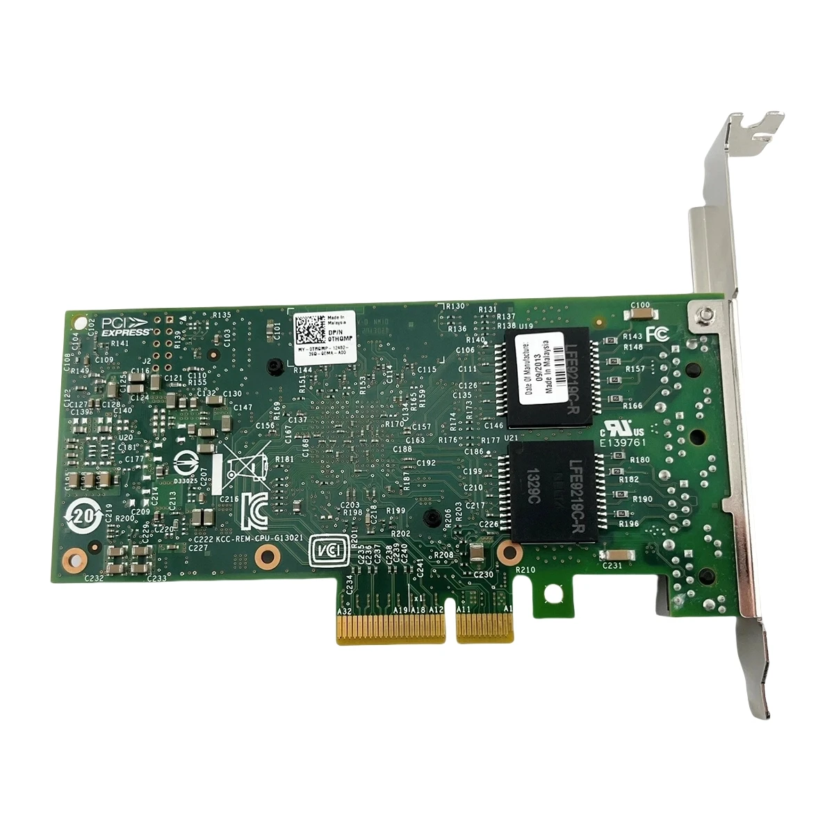 تقريبا جديد ديل إنتل I350-T4 PCIe 2.1X4 4 منافذ RJ45 محول خادم إيثرنت K9CR1 THGMP 9YD6K X8DHT T34F4 0NWK2
