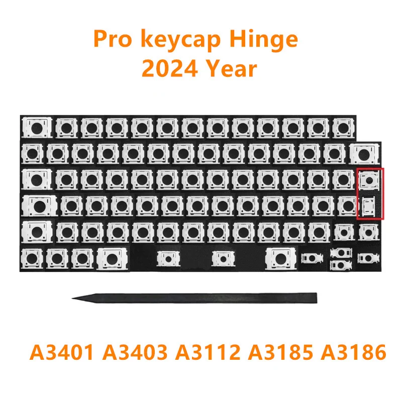 New Keyboard White Scissor Clips Hinge Set Replacement For Macbook Pro 14