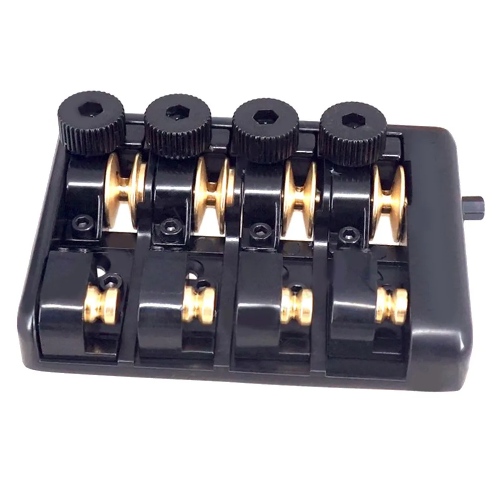 

Guitar Part Travel Bass Bridge Accessories Brass Roller Saddle Headless Professional Long Lasting High Quality