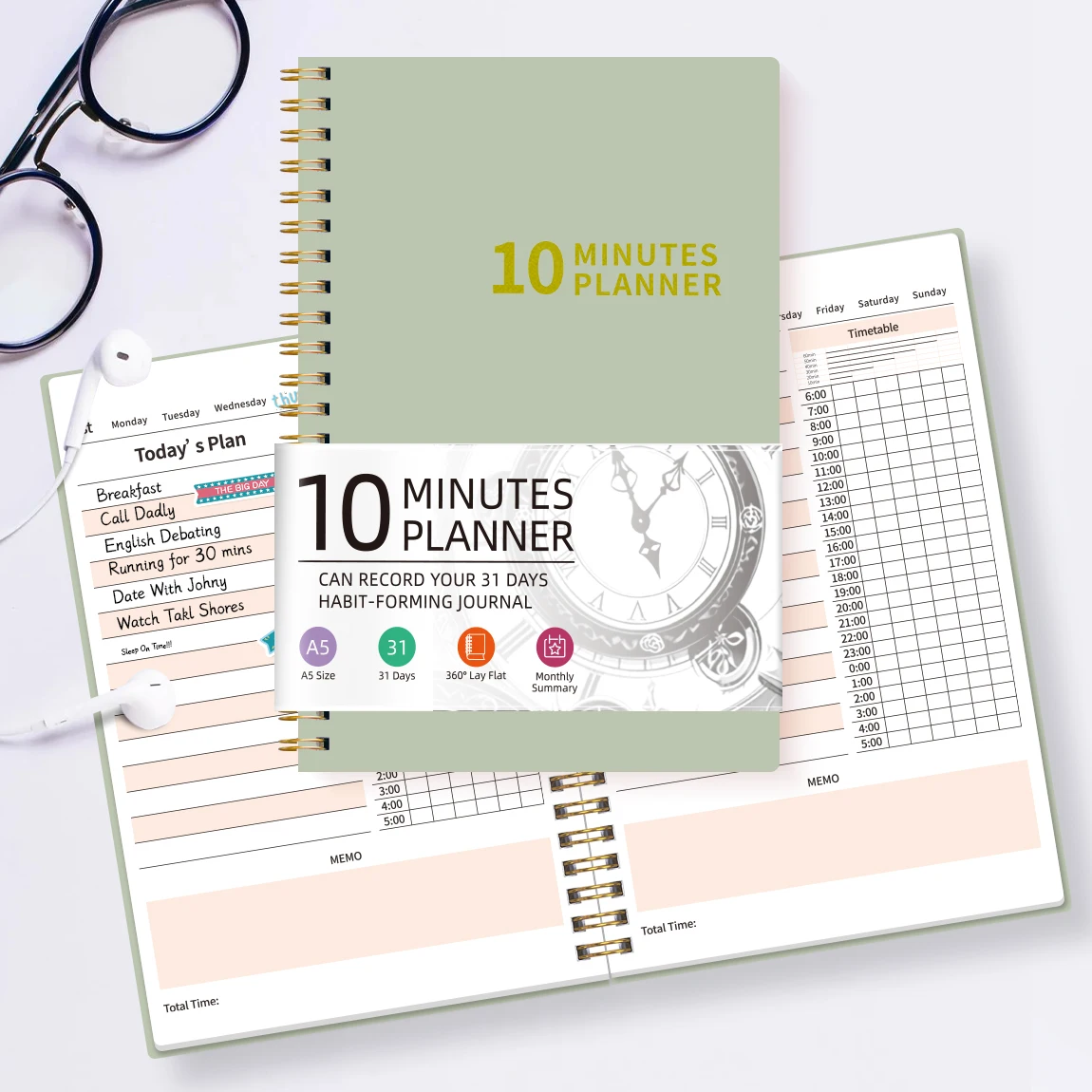 10-Minuten-Planer A5 Tägliches – Baby Food List Bewertung und Preis