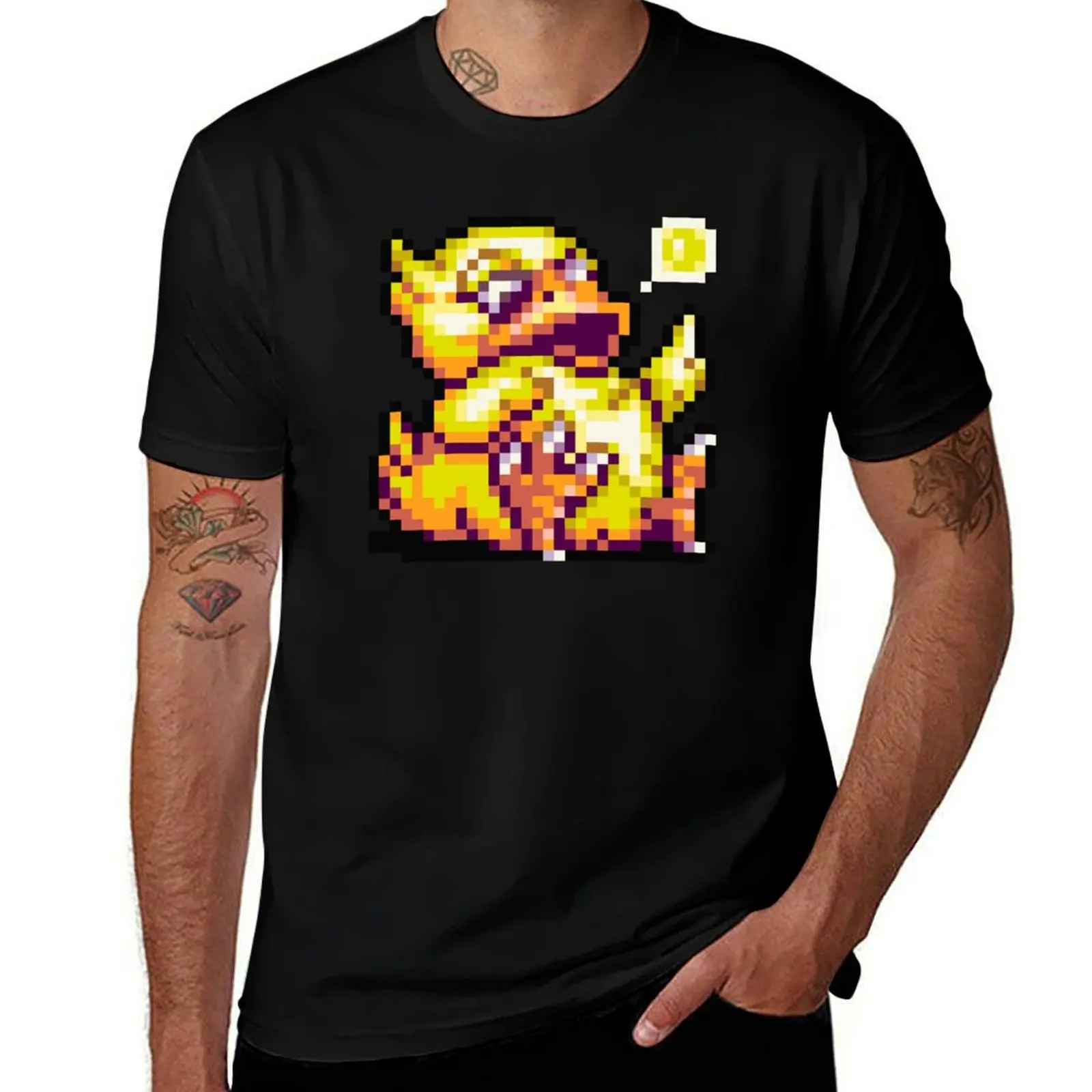 

Fat Chocobo T-Shirt cotton tshirt 100% t shirts for man cotton t shirt personalised T-shirt