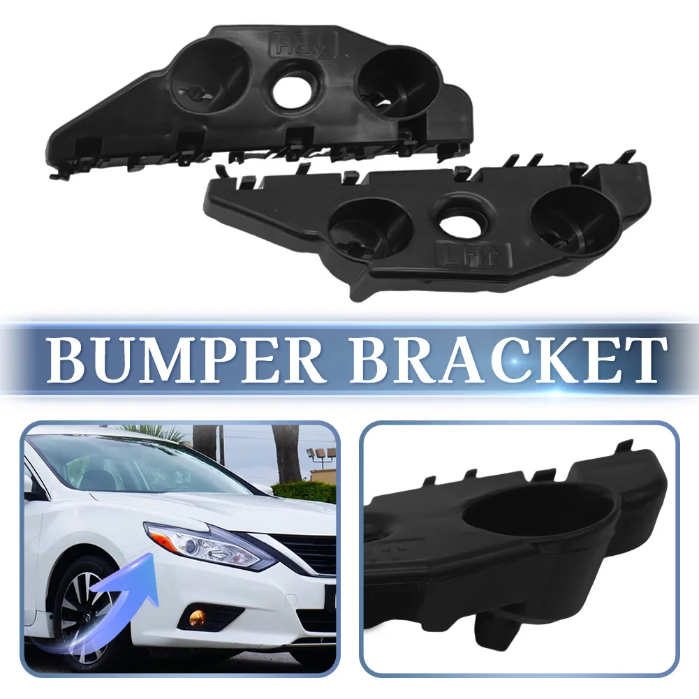 2Pcs Car Front Bumper Support Brackets L&R OEM Standard Easy Installation For 2016-2018 Nissan Altima Sedan