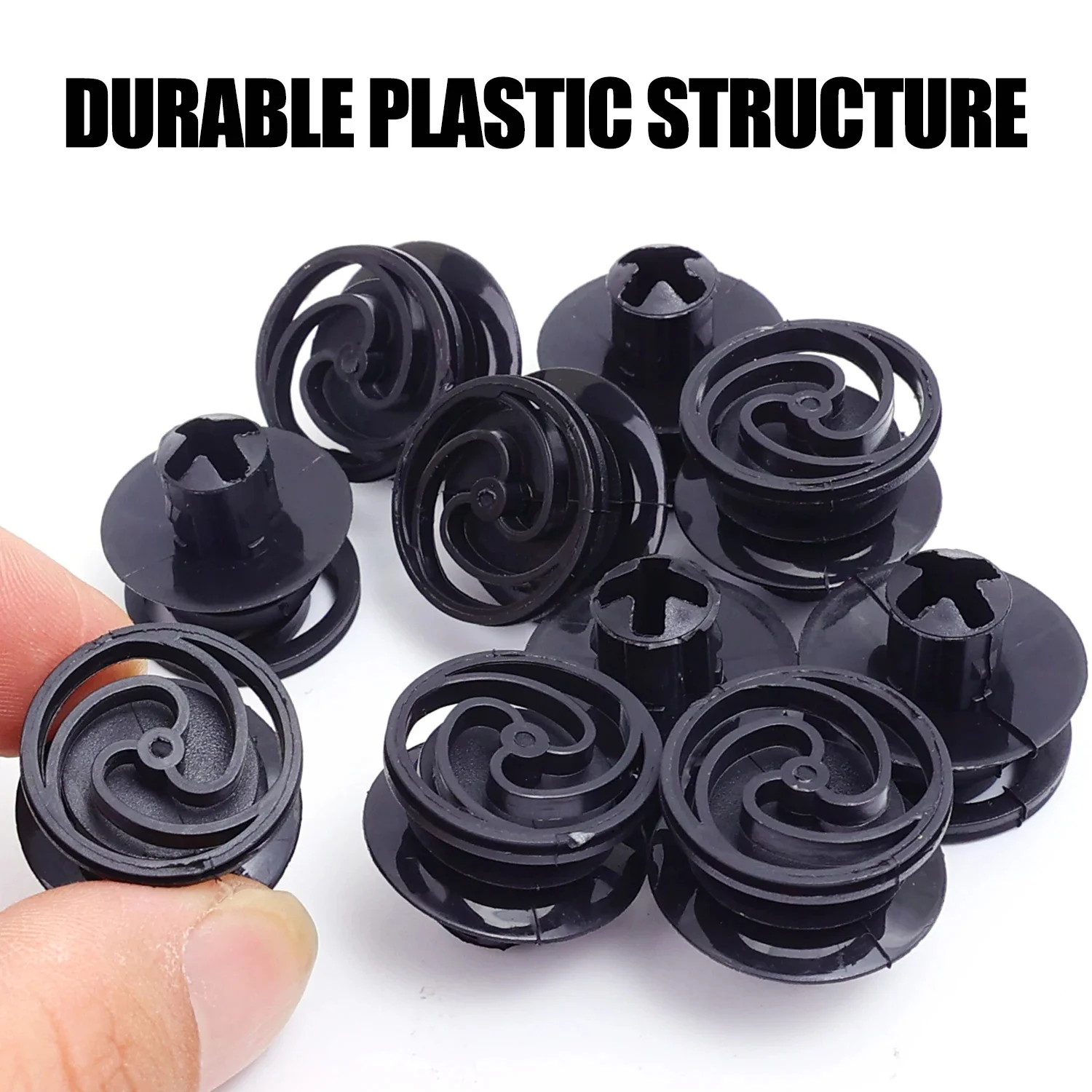 

Black Auto Door Panel Card Trim Clips Car Interior Fastener Clip Retainers 3B0868243 D220 for VW Golf MK4 Passat B5 Jetta Bora