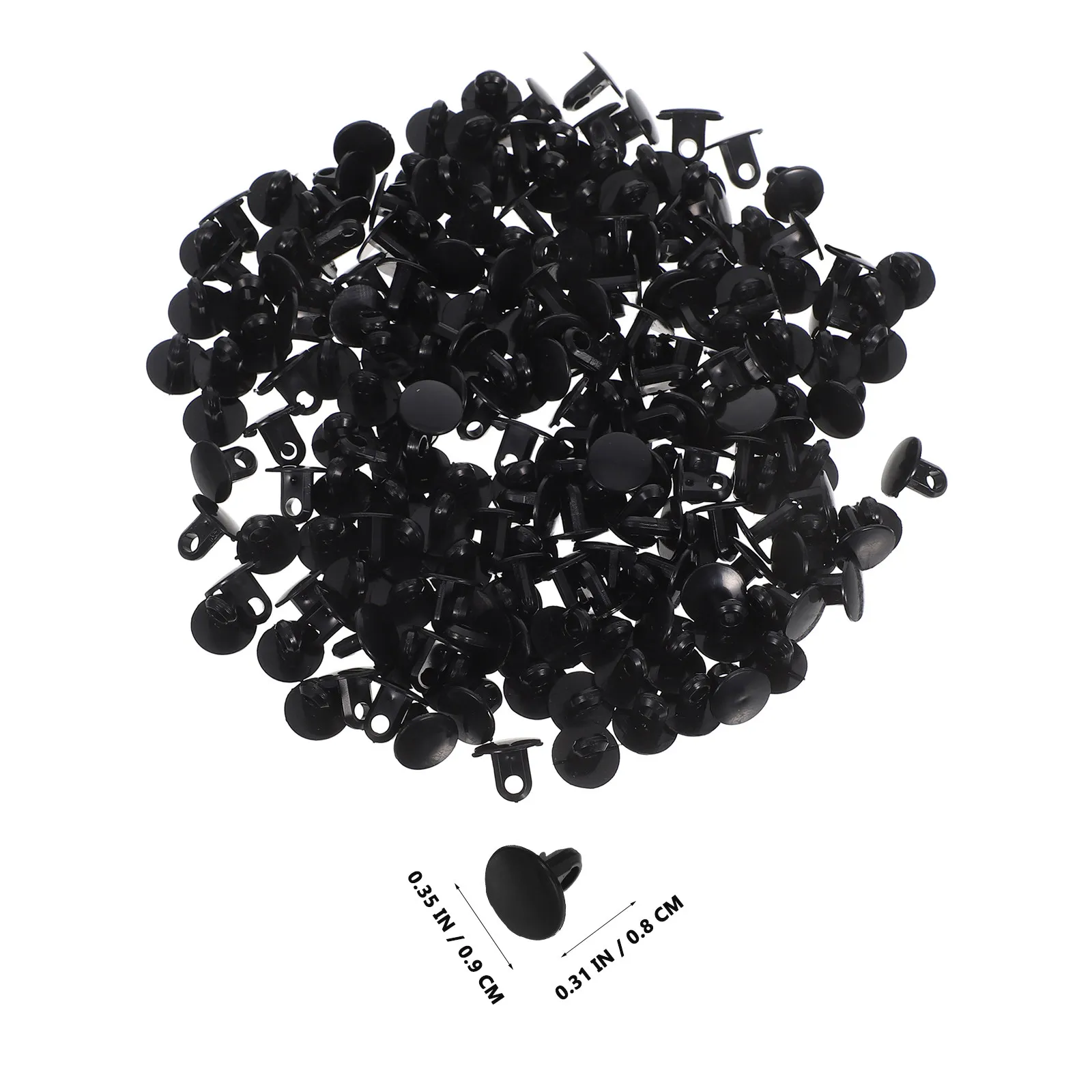 100Pcs Lightweight Ball Threading Tube Buckle for Boxing Sport Reflex Ball Bounce Back Equipment Tether Rope Training