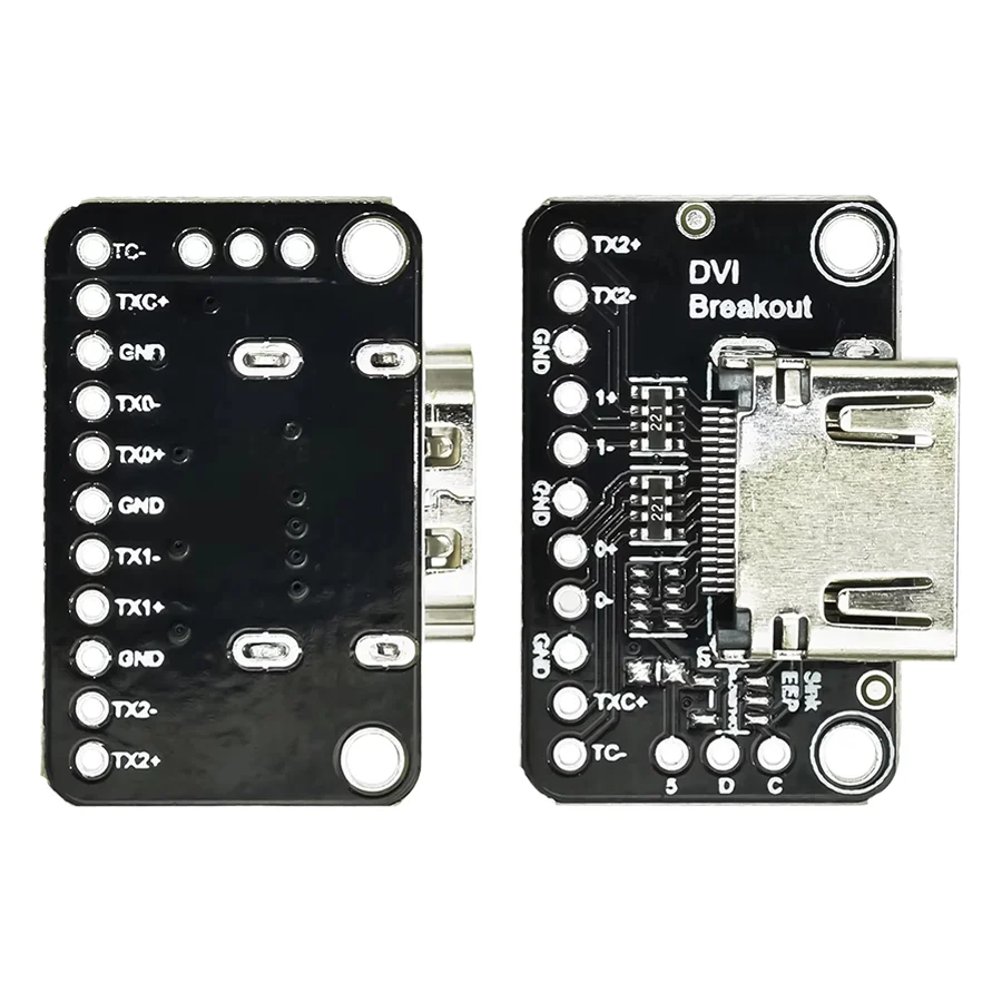 4984 DVI Breakout Board for HDMI Source Devices Passive Video Output Adapter Compatible with Raspberry Pi Pico RP2040