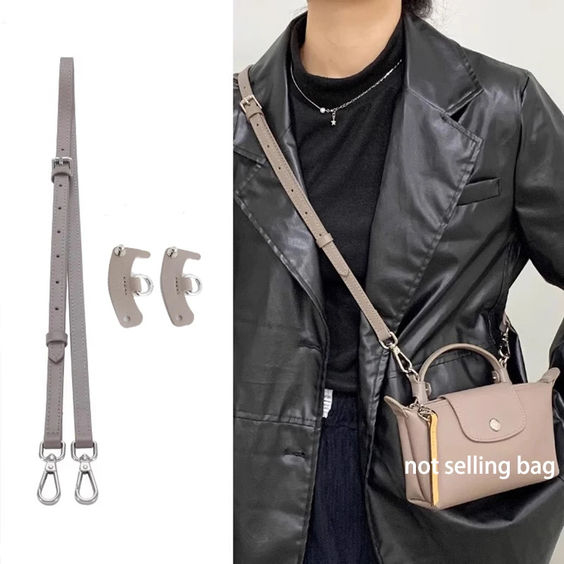 

Leather Replacement Crossbody Bag Strap, Fit for Longchamp Mini Shoulder Strap Without Punching Modification