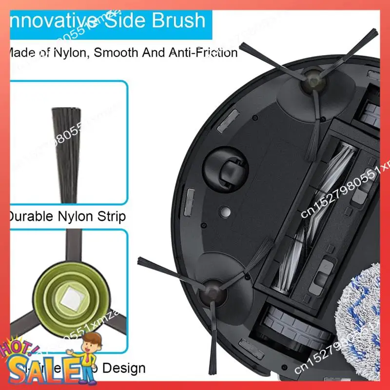ABCL For Ecovacs Deebot X1 TURBO X1 OMNI T10 Plus T10 Omni/TURBO Robot Vacuum Cleaner Main Side Brush Hepa Filters
