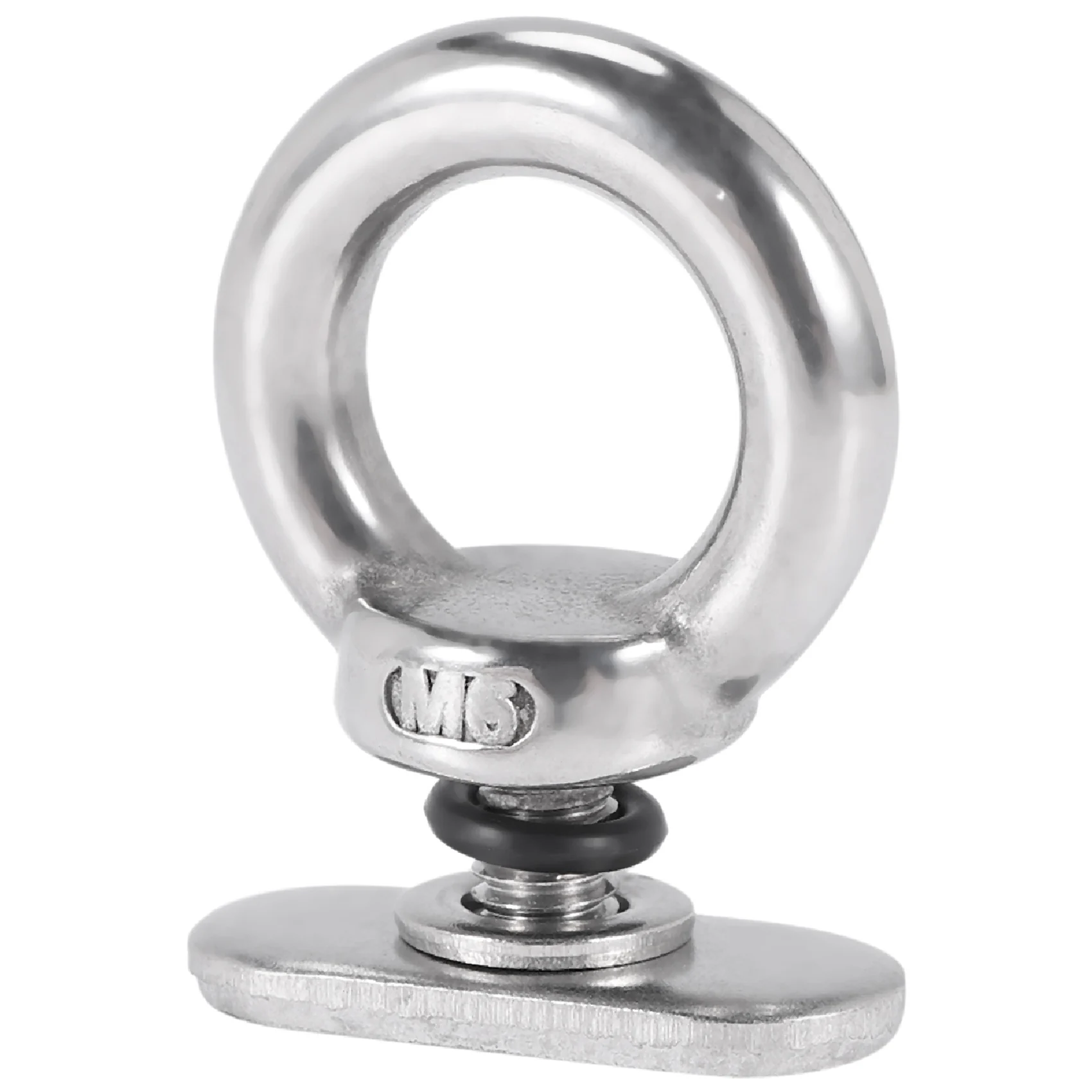 SMIEA 4Pack Stainless Steel Kayak Track Mount Tie Down Eyelet Rail Accessory for Kayak Canoe Boat