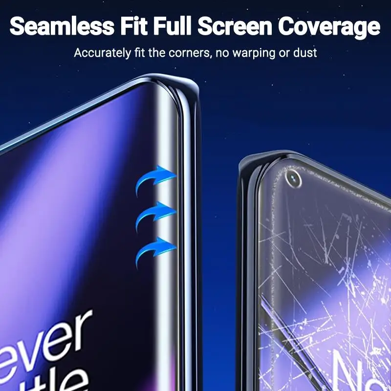 3 قطعة هيدروجيل فيلم غطاء كامل واقي للشاشة ل OnePlus 11 10 9 8 7 Pro 8t 7t 6t 9r Nord 2 واقية وليس الزجاج الملحقات
