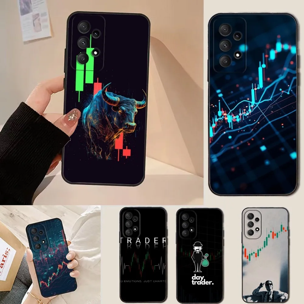 

Day Trading Day Trader Phone Case For Samsung Galaxy A13,A21s,A22,A31,A32,A52,A53,A71,A80,Soft Black Shell