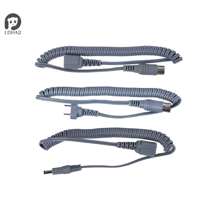 1PC Strong Machine Accessories Nail Drill Handpiece Cord Power Cable For Electric Manicure Drill Gray Handle Rope