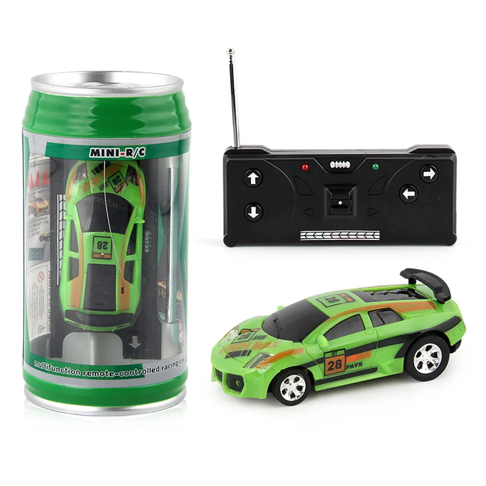 NASITIP Mini Cans Remote Control Car With Light Effect Electric Racing Car Model Toys For Children Birthday Gifts