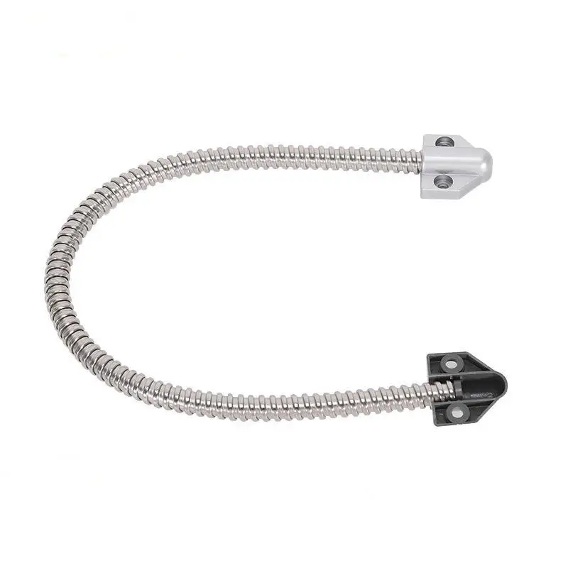 -1PC Flexible Armored Door Loop Alloy Wire Protector With Stainless Steel Ends 16