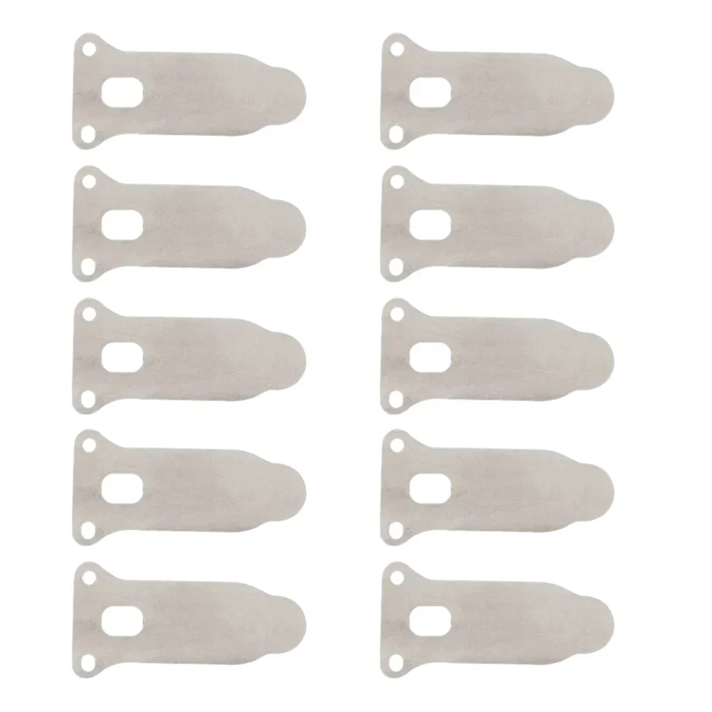 10pcs Air Compressor Valve Plate Silent Oil Free Piston Machine Iron Plate Air Compressor Metal Plate Pump Head Valve Plate