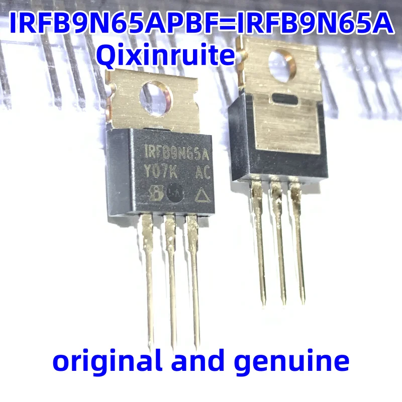 Qixinruite  New original IRFB9N65APBF=IRFB9N65A TO-220AB N channel Vdss: 650V  Id: 8.5A  Pd: 167W  MOSFET