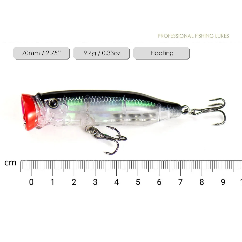 COUNTBASS Fishing Lure Magnet Weight Slow Floating Jerk Baits Minnow  Stickbait Bass Leurre Peche Floating Hard Lure 75mm 10.2g