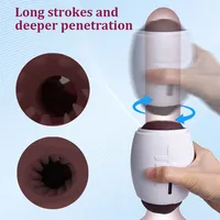 Exercise Masturbator For Men Self Defense Men's Erotic Toys Stimulator Vagina Silicone Snail Cup Industrial Pussy Suck Toys