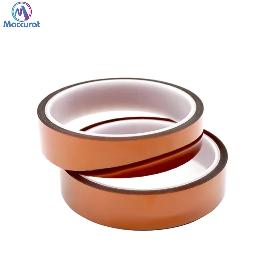 High Temperature Resistant Tape Heat Dedicated Adhesive 3D Printer Parts Heat-Resistant Part Polyimide Accessories 20mm X 33m