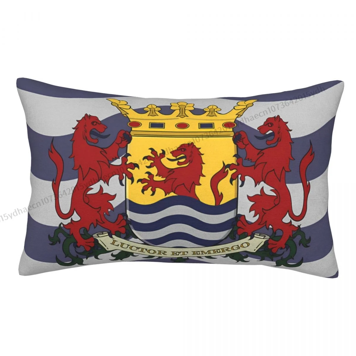 Provinciewapen Van Zeeland Hug Pillowcase Scotland Lion Backpack Cojines Livingroom Printed Car Pillow Covers Decorative